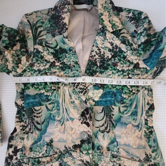 NWT Peruvian Connection women's Pastorale Velveteen Blazer Jacket Size 2 XS - Picture 7 of 13